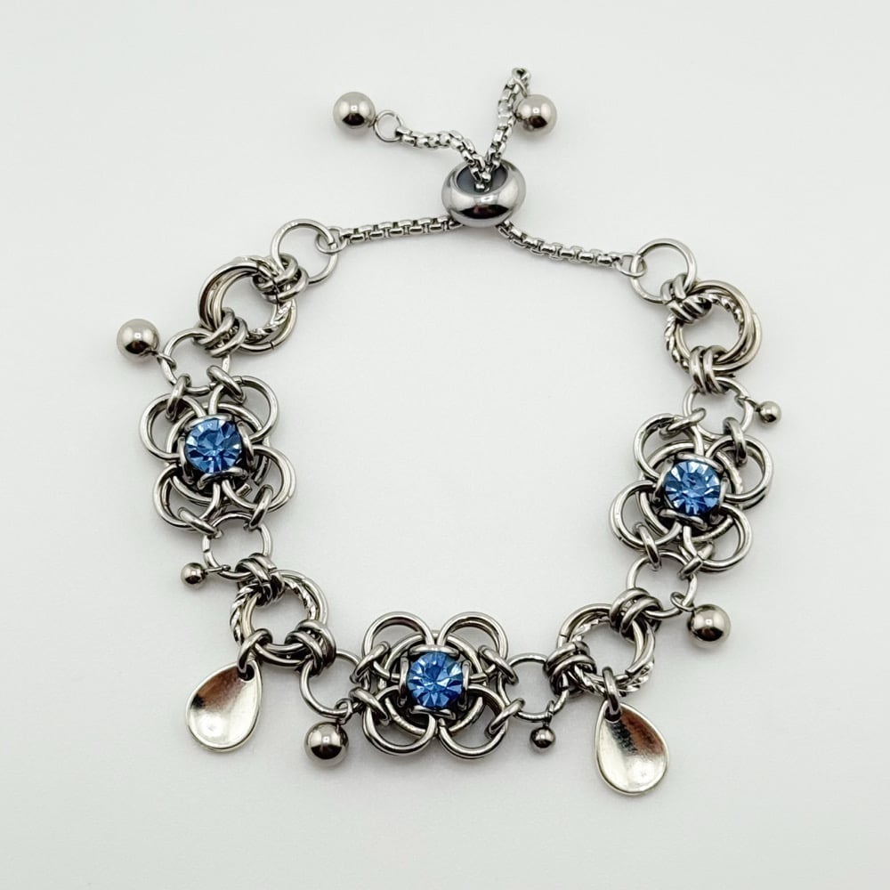Image of Blue Hydrangea Bracelet 