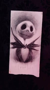 Image 2 of 'THE PUMPKIN KING' - Original Graphite Drawing on Paper