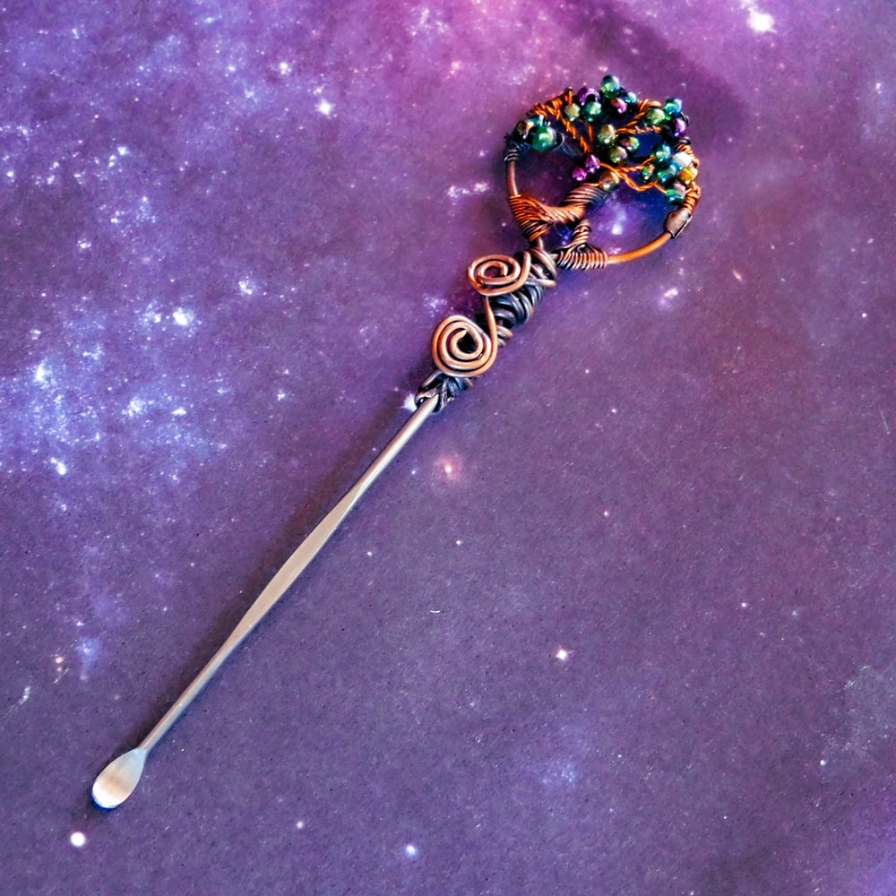 Image of Tree of life dab spoon
