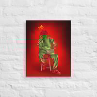 Image 4 of Canvas Print Rosebud