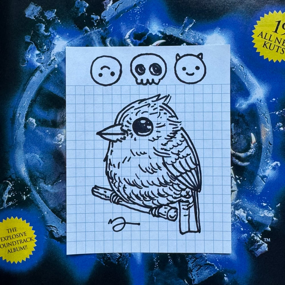 Image of Fat Bird Sharpie Sketch #241