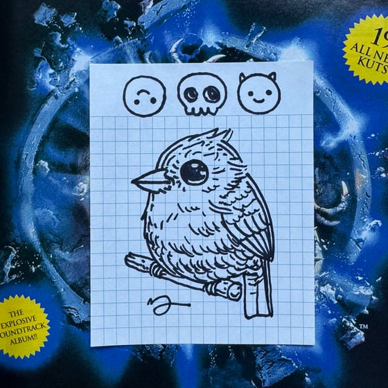 Image of Fat Bird Sharpie Sketch #241