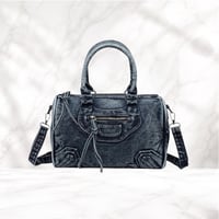 Image 1 of Blue Denim Speedy Bag