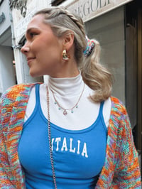 Image 1 of Azul Pearl Wave Necklace