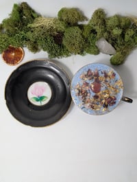Image 1 of Black Rose Tea Set 