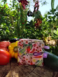 Image 1 of Monedero cuadrado SERGIO HUERTA rosa