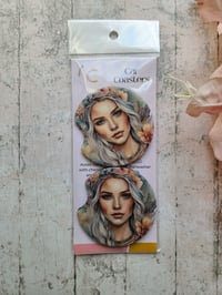 Image 3 of Boho Blonde Car Coasters - 2 pack