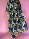 Ready Made Navy Banksia Rachael Skirt with Free Postage 