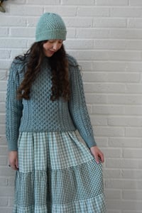 Image 20 of Aran Sweater - Light Pastel Colours - Made in Europe