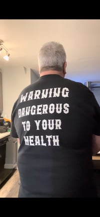 Image 2 of WL Warning Tee Black sizes Small thru 5X