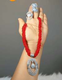 Image 1 of Labisha_Short Hydrocrystal/Hydropotey Set with Adjustable Ring  Copy Copy