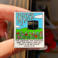 Image 1 of “Quran Quote 50:38 Polaroid” Hard Enamel Pin