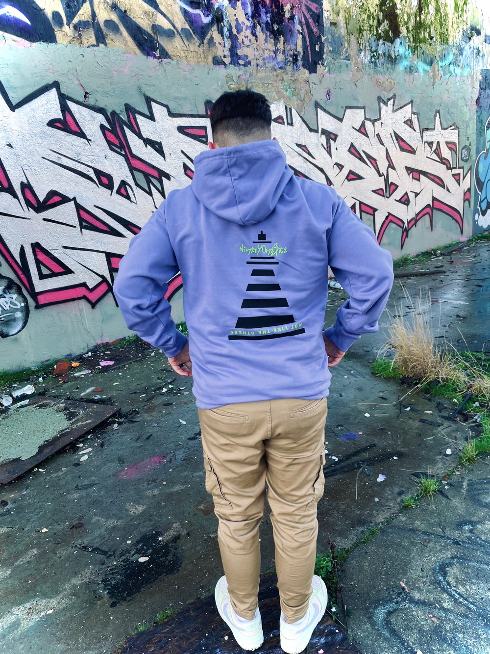Image of Violet Butterfly Hoody