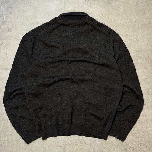 Image of Dolce & Gabbana Long Sleeve Knitted Polo, size medium