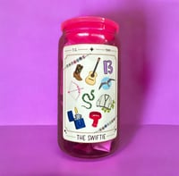 Image 4 of The Swiftie Tarot Card 16 OZ Glass Cup