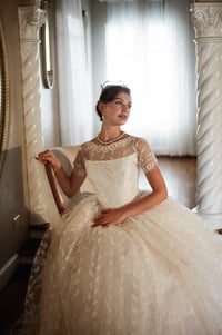 Image 6 of 1950s Princess Lace Ballgown 