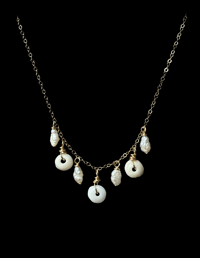 White puka pearl necklace 