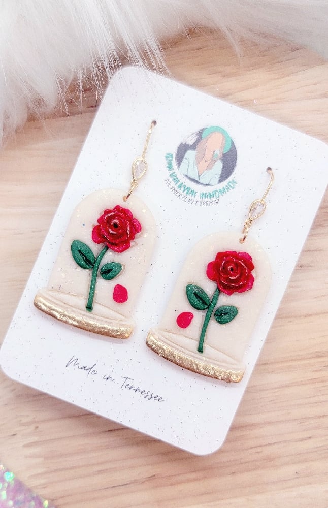 Image of Enchanted Rose Dangles