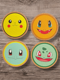 Image 1 of Beginner Pick/ Poke Starter Coaster Set