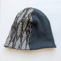 Image 4 of Upcycled Reversible Beanie Cotton Blend 39