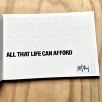 Image 2 of Matt Stuart - All That Life Can Afford (Signed)