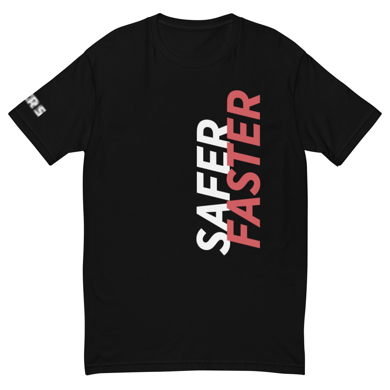 Image of Safer/Faster Men's Fitted Tee