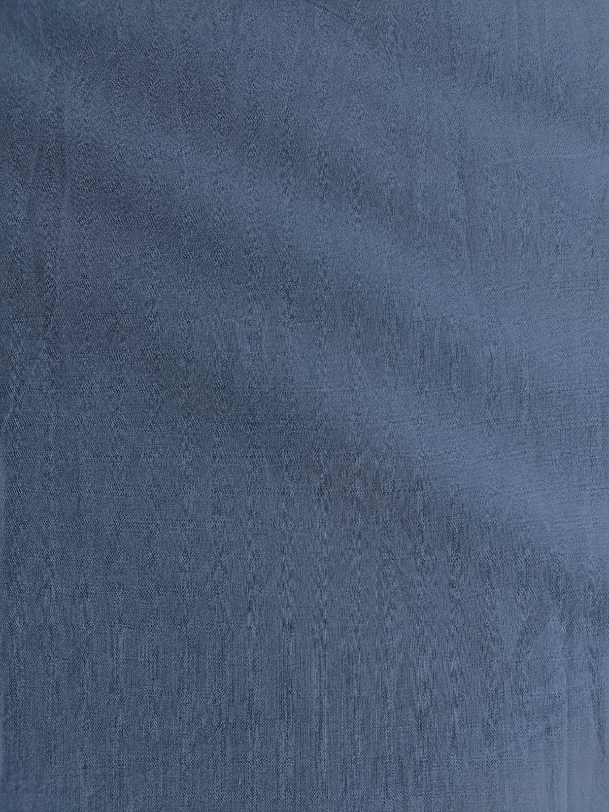 Image of Namaste fabric uni pétrole 