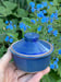 Image of Blue glazed seasoning lidded pot