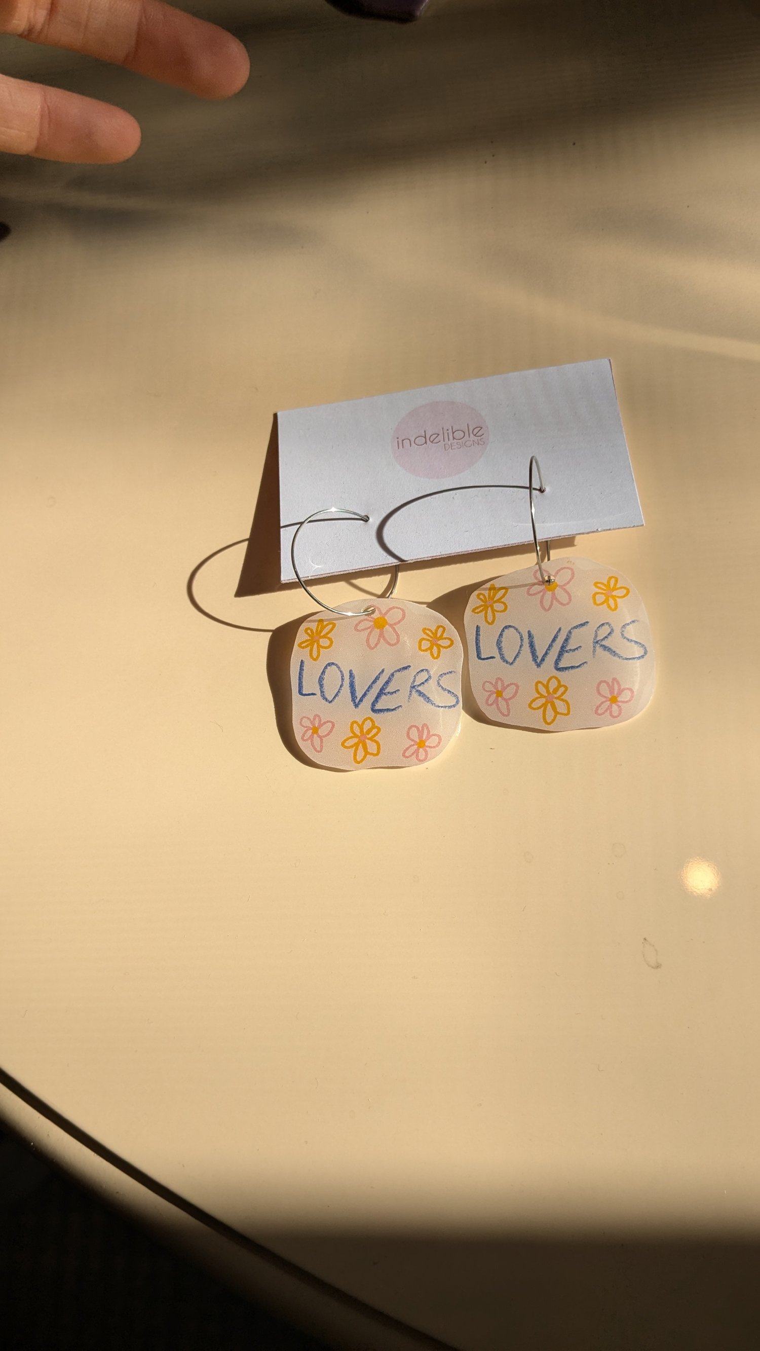 Image of lovers earrings