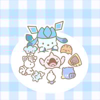 Glaceon & Pals Vinyl Sticker