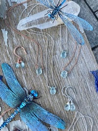 Image 1 of ✨WHOLESALE✨ Simple Aquamarine Gem Drop Necklace