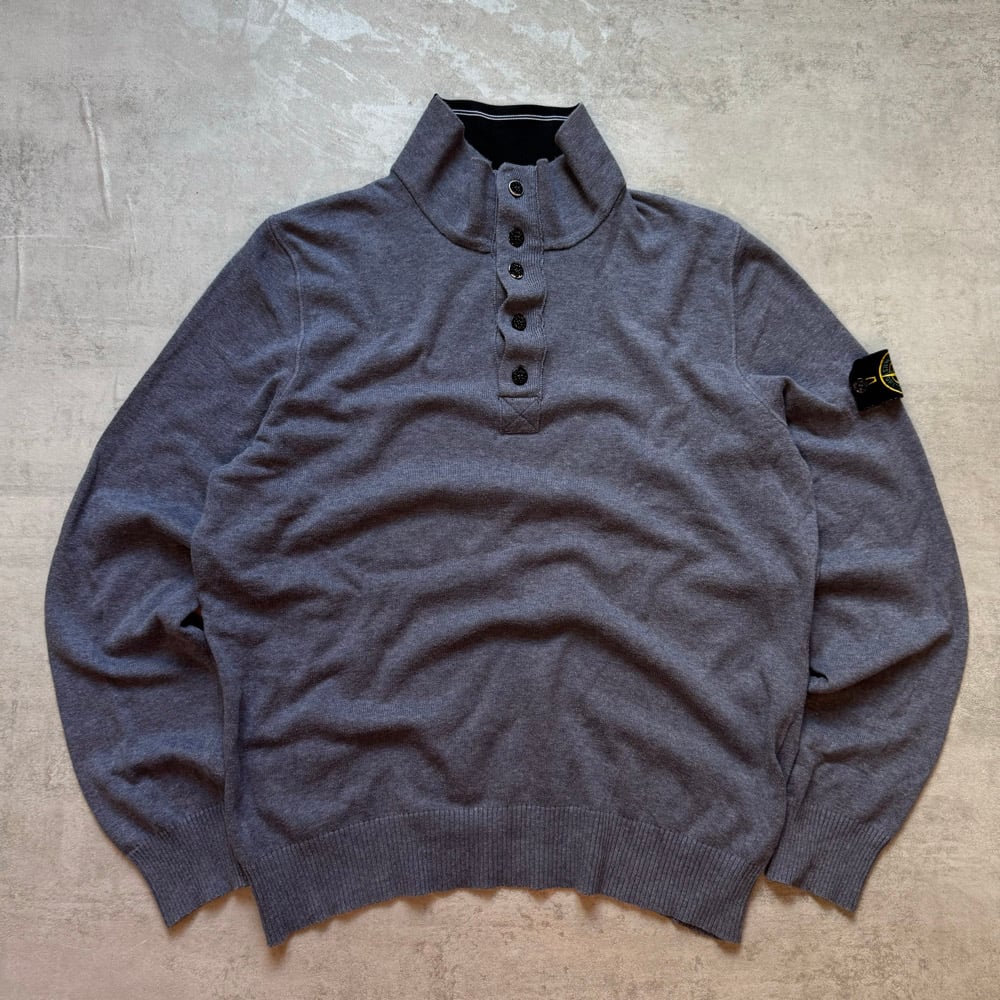Image of Stone Island 1/4 Button, size large
