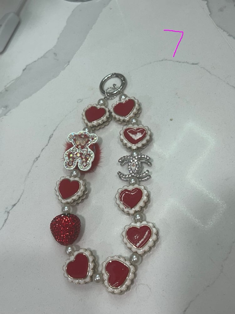 Image of bling phone charms 