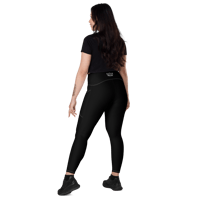 Image 5 of PHRZK "Aotearoa Forever " Black Womens Leggings 
