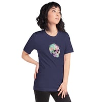 Image 15 of Colorful Watercolor Skull Unisex t-shirt