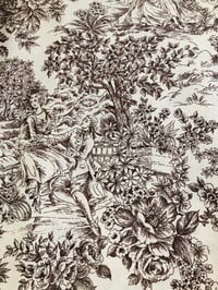 Image 3 of Loneta - Toile de Jouy - Marrón - 10€/m