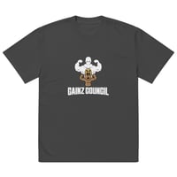 Image 1 of Oversized faded Gainz Council t-shirt (dark)