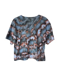 Image 5 of L Crop Tee in Ember Ice Dye #3