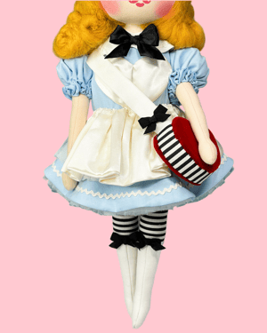 Image of CLASSIC ALICE INSPIRED MEDIUM ART DOLL 