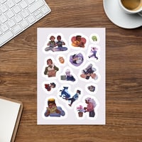 Image 3 of Self-care - Sticker sheet PRINT-ON-DEMAND (only for the US)