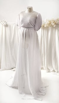 Image 1 of White dress for photoshoots | Millie | size M | chiffon