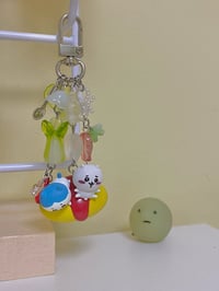 Image 2 of chiikawa omlette keychain