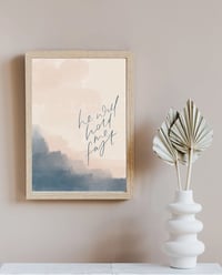 Image 2 of He Will Hold Me Fast Print