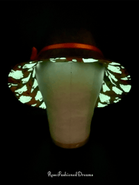 Image 4 of Glow-In-The-Dark Hatted Ghosts Lined Hat