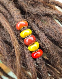 Image 1 of Ceramic Bead Set - Fire