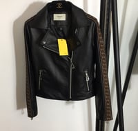 Image 1 of RACE ME DOWN LEATHER JACKET 