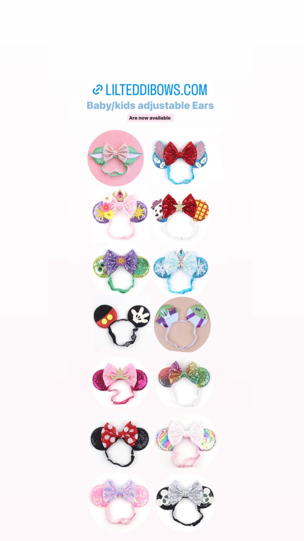 Image of Baby/ Kids ear bands (9th May send out) 