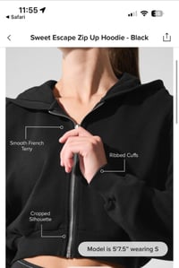 Image 2 of Crop zipper sweaters 