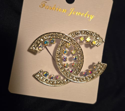 Image of Silver & Bling Brooch