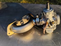 Image 3 of XS650 2 into 1 Intake (Raw Steel)